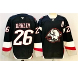 Men's Buffalo Sabres #26 Rasmus Dahlin Black 2024-25 Alternate With A Patch Stitched Jersey