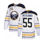 Men's Buffalo Sabres #55 Rasmus Ristolainen White Road Stitched Hockey Jersey