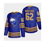 Men's Buffalo Sabres #62 Brandon Montour 2020-21 Home Authentic Player Stitched Hockey Jersey Royal Blue