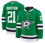 Men's Dallas Stars #21 Jason Robertson Green 2024-25 Home Stitched Hockey Jersey
