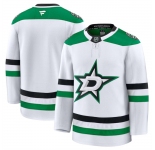 Men's Dallas Stars Blank White 2024-25 Away Stitched Hockey Jersey