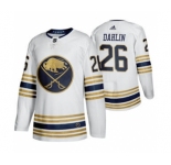 Men's New Buffalo Sabres #26 Rasmus Dahlin White Hockey Jersey