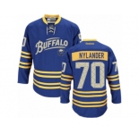 Men's Reebok Buffalo Sabres #70 Alexander Nylander Authentic Royal Blue Third NHL Jersey