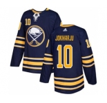 Men's Sabres #10 Henri Jokiharju Navy Blue Home Authentic Stitched Hockey Jersey