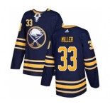 Men's Sabres #33 Colin Miller Navy Blue Home Authentic Stitched Hockey Jersey