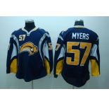 nhl buffalo sabres #57 myers blue third edition