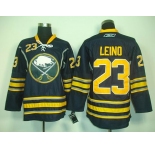 nhl jerseys buffalo sabres #23 leino dk blue