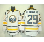 nhl jerseys buffalo sabres #29 pominville white