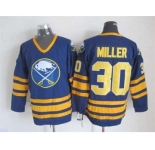 nhl jerseys buffalo sabres #30 ryan miller blue[m&n]