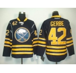 nhl jerseys buffalo sabres #42 gerbe dk blue