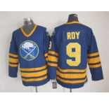 nhl jerseys buffalo sabres #9 roy blue[m&n]