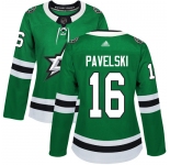 Dallas Stars #16 Joe Pavelski Green Home Authentic Women's Stitched Hockey Jersey