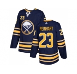 Youth Adidas Buffalo Sabres #23 Sam Reinhart Navy Blue Home Authentic Stitched NHL Jersey