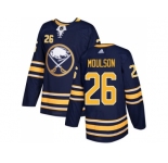 Youth Adidas Buffalo Sabres #26 Matt Moulson Navy Blue Home Authentic Stitched NHL Jersey