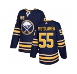 Youth Adidas Buffalo Sabres #55 Rasmus Ristolainen Navy Blue Home Authentic Stitched NHL Jersey