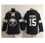 Buffalo Sabres #15 Jack Eichel Navy Blue Pullover NHL Hoodie