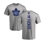 NHL Adidas Toronto Maple Leafs #16 Darcy Tucker Ash Backer T-Shirt