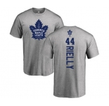 NHL Adidas Toronto Maple Leafs #44 Morgan Rielly Ash Backer T-Shirt