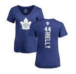 NHL Women Adidas Toronto Maple Leafs #44 Morgan Rielly Royal Blue Backer T-Shirt