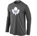 NHLToronto Maple Leafs Big & Tall Logo D.Grey Long Sleeve T-Shirt