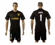 Atletico Madrid #1 Moya Away Soccer Club Jersey