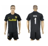 Atletico Madrid #1 Moya Away Soccer Club Jerseys