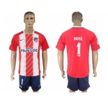 Atletico Madrid #1 Moya Home Soccer Club Jerseyss