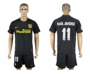Atletico Madrid #11 Raul Jimenez Away Soccer Club Jerseys