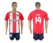 Atletico Madrid #14 Gabi Home Soccer Club Jerseyss