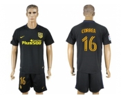 Atletico Madrid #16 Correa Away Soccer Club Jerseys.
