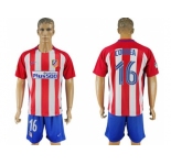 Atletico Madrid #16 Correa Home Soccer Club Jersey