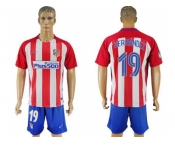 Atletico Madrid #19 Hernandez Home Soccer Club Jerseys