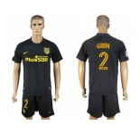 Atletico Madrid #2 Godin Away Soccer Club Jerseyss