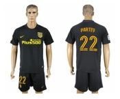 Atletico Madrid #22 Partey Away Soccer Club Jersey