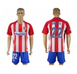 Atletico Madrid #22 Partey Home Soccer Club Jersey