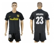 Atletico Madrid #23 Miranda Away Soccer Club Jerseys