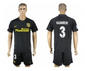 Atletico Madrid #3 Kasmirsk Away Soccer Club Jerseys
