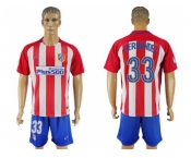 Atletico Madrid #33 Hernandez Home Soccer Club Jersey