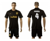 Atletico Madrid #4 Siqueira Away Soccer Club Jersey