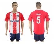 Atletico Madrid #5 Tiago Home Soccer Club Jerseyss