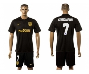 Atletico Madrid #7 Griezmann Away Soccer Club Jersey