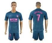 Atletico Madrid #7 Griezmann Sec Away Soccer Club Jersey