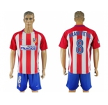 Atletico Madrid #8 Kranevitter Home Soccer Club Jersey