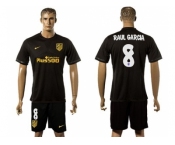 Atletico Madrid #8 Raul Garcia Away Soccer Club Jersey