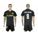 Atletico Madrid #8 Raul Garcia Away Soccer Club Jerseys