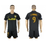 Atletico Madrid #9 F.Torres Away Soccer Club Jersey