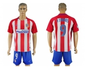 Atletico Madrid #9 F.Torres Home Soccer Club Jersey