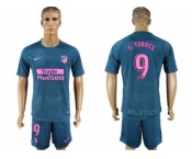 Atletico Madrid #9 F.Torres Sec Away Soccer Club Jersey