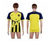 Atletico Madrid Blank Away Soccer Club Jerseys.