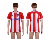 Atletico Madrid Blank Home Soccer Club Jerseys.